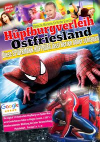 Spidermann Hüpfburg für Kinder Events